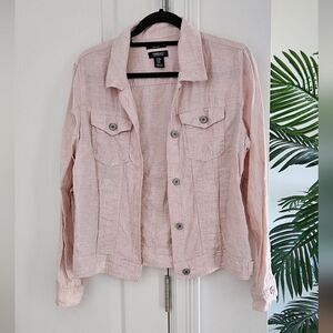 Linene Jones New York Women's Light Pink Jacket